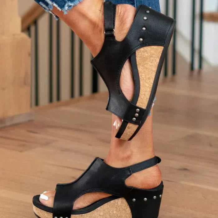 Valérie Solé | Luxe Vintage Wedge Sandals