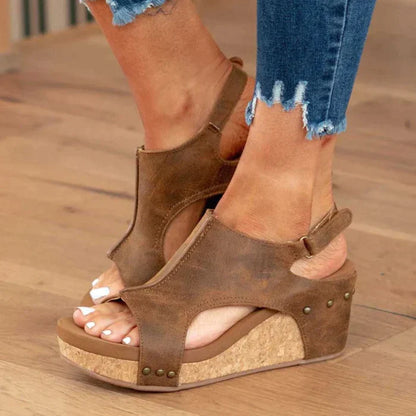 Valérie Solé | Luxe Vintage Wedge Sandals