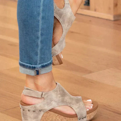 Valérie Solé | Luxe Vintage Wedge Sandals